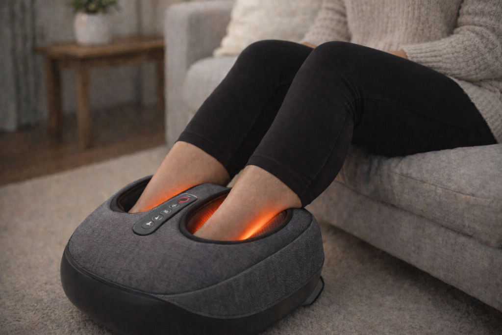 massage relaxant pieds